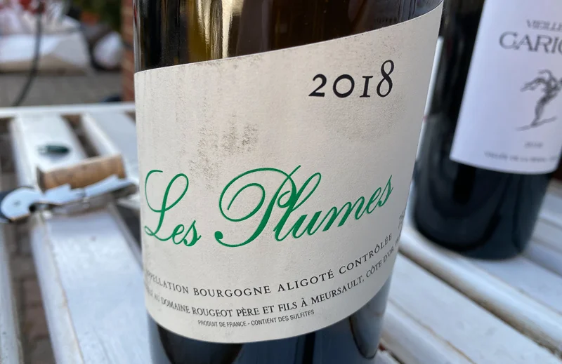 Вино Domaine Rougeot Bourgogne Aligoté Les Plumes  2018  1,5 л 