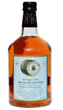 Виски Signatory Vintage, Caol Ila, Каол Ила, 1989, Bourbon barrel №1021 single cask  bottle one of  148 150cl. 43% в дереве