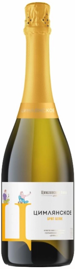 Игристое вино Tsymlyanskoe-C Brut white  750 мл