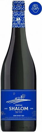 Вино Chateau Shalom  red semi sweet    750 мл 10,2 %