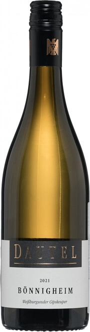 Вино  Dautel Bonnigheim Weissburgunder  Даутель Бённигхайм Вайсбургундер 2021   750 мл  12,5%