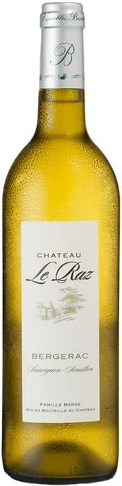 Вино Chateau Le Raz Bergerac AOC Blanc Sec Шато Ле Ра Бержерак Блан Сек 2015 750 мл