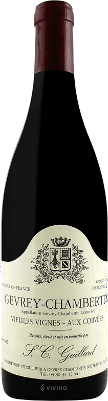Вино S.C. Guillard Gevrey-Chambertin Гийяр Жевре-Шамбертен 2019 750 мл