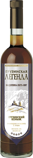 Коньяк Грузинская Легенда, 5 летней выдержки, 500 мл