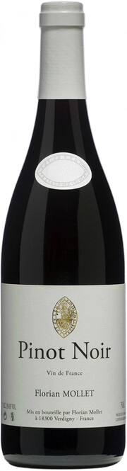 Вино Florian Mollet Pinot Noir  2022 750 мл  12,5%