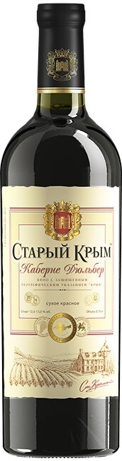 Вино Старый Крым  Каберне Дюльбер  красное сухое   750 мл