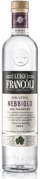 Граппа  Luigi Francoli Nebbiolo del Piemonte  700 мл