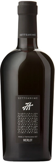 Вино Setteanime Merlot Marca Trevigiana IGT Сеттеаниме Мерло 2018 750 мл