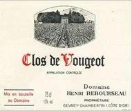 Вино Henri Rebourseau Clos de Vougeot Grand Cru АОС Домен Анри Ребурсо Кло де Вужо Гран Крю 1998 750 мл