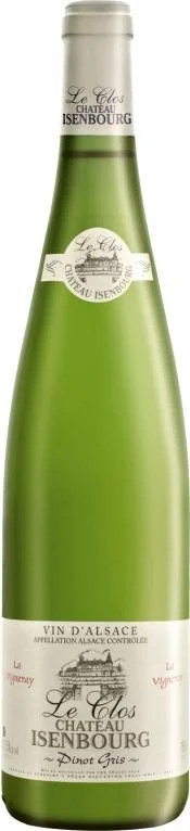Вино Le Clos du Chateau Isenbourg Pinot Gris La Vigneray, Alsace AOC Кло дю Шато Исенбург Пино Гри Ля Винерэ, Эльзас AOC 2004, 750мл