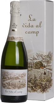 Игристое вино  La Vida al Camp  Cava Brut   in gift box  2018  750 мл