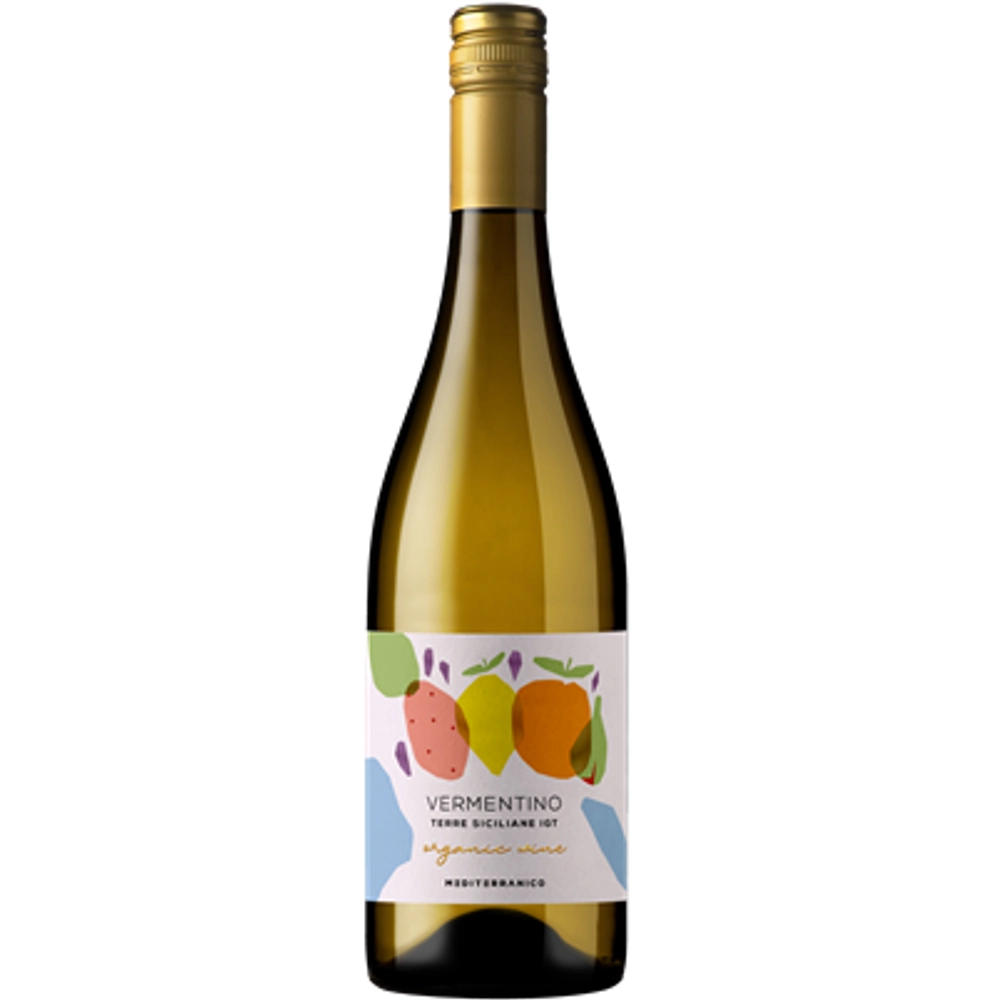 Вино Settesoli Mediterranico Vermentino Terre Siliciane  Сеттесоли Медитерранико Верментино Терре Сичилиане  2022 750 мл 12,5 %