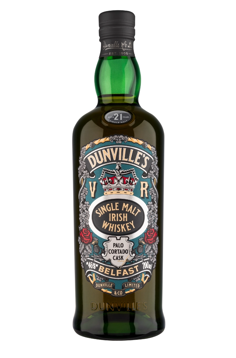 Виски   Dunvilles Single Malt Irish Whiskey Palo Cortado Cask 21YO 700  мл 46%