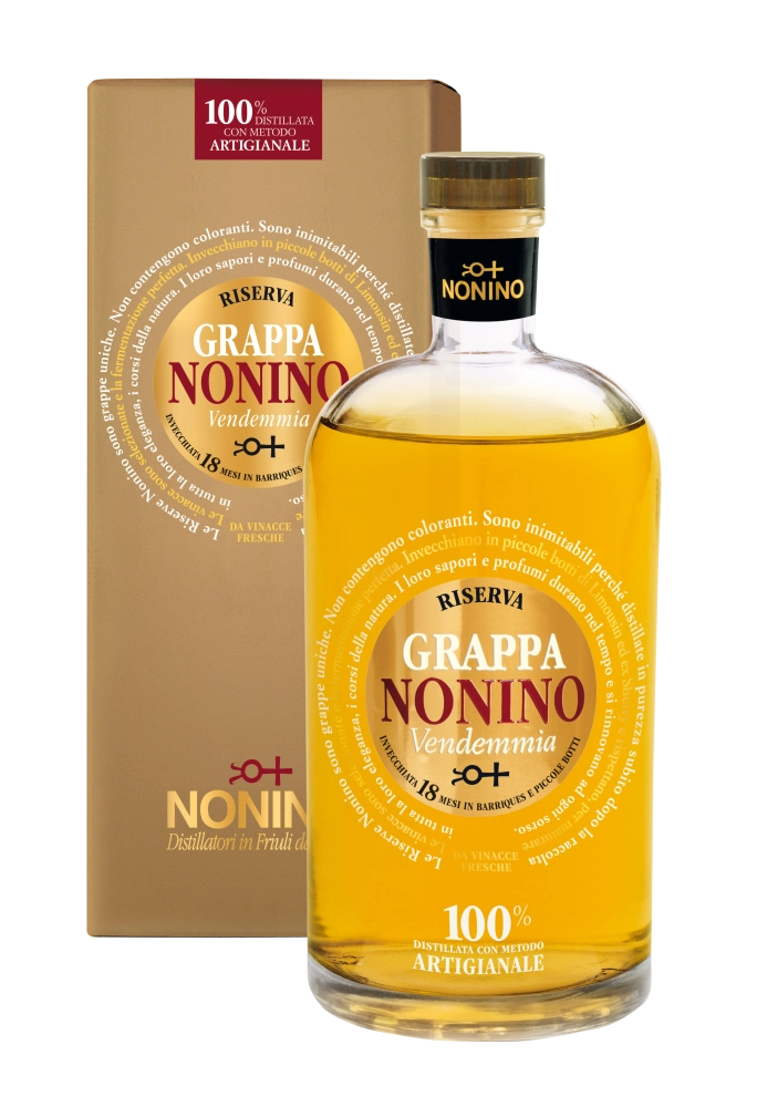 Граппа Nonino Vendemmia Riserva di Annata  in barriques gift box 700 мл