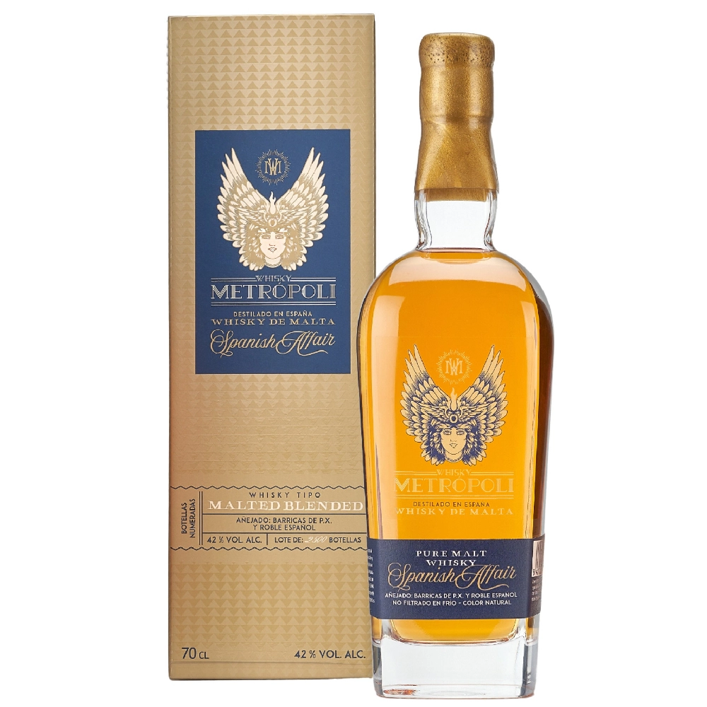 Виски Metropoli de Malta Spanish Affair Pure Malt gift box  700 мл