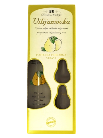 Водка ВИЛЬЯМОВКА  плодовая (ракия грушевая)700 мл