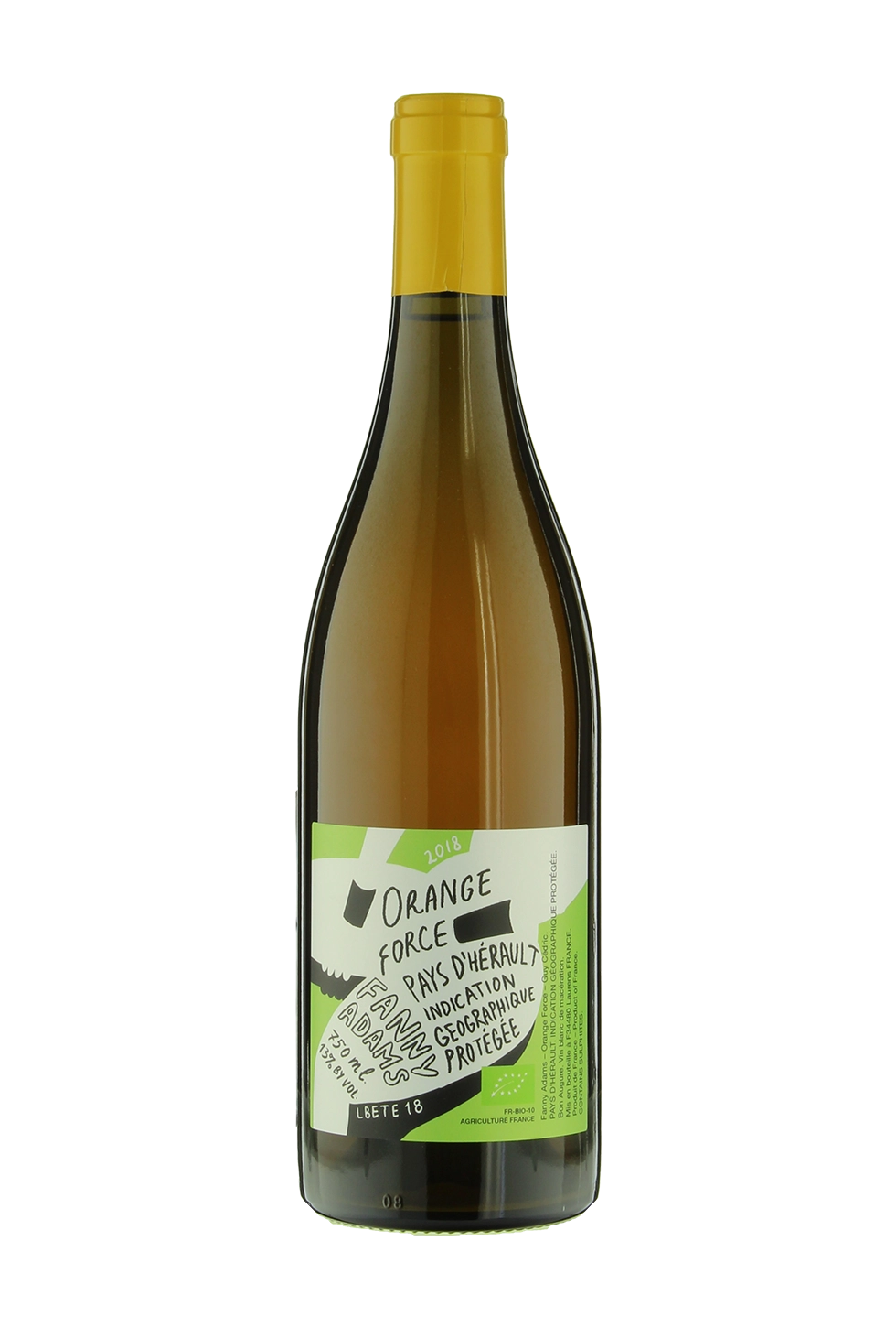 Вино Fanny Adams Orange Force Pays d'Herault IGP   2018 750 мл