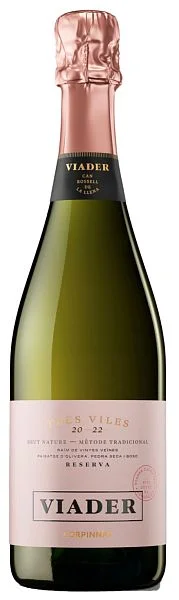 Игристое вино Viader Corpinnat Tres Viles Reserva Brut Nature Rose 2022  750 мл