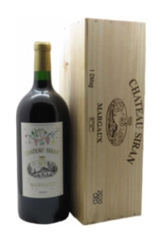 Вино Chateau Siran Margaux AOC в дер. коробки 2020 3000 мл