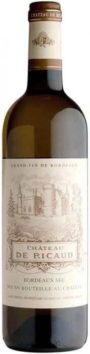 Вино Chateau de Ricaud Bordeaux  AOC Шато де Рико Бордо Блан 2016 750 мл