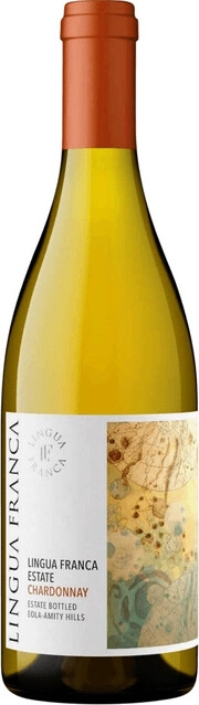 Вино Lingua Franca  Estate Chardonnay Лингуа Франка  Истейт Шардоне 2019 750 мл
