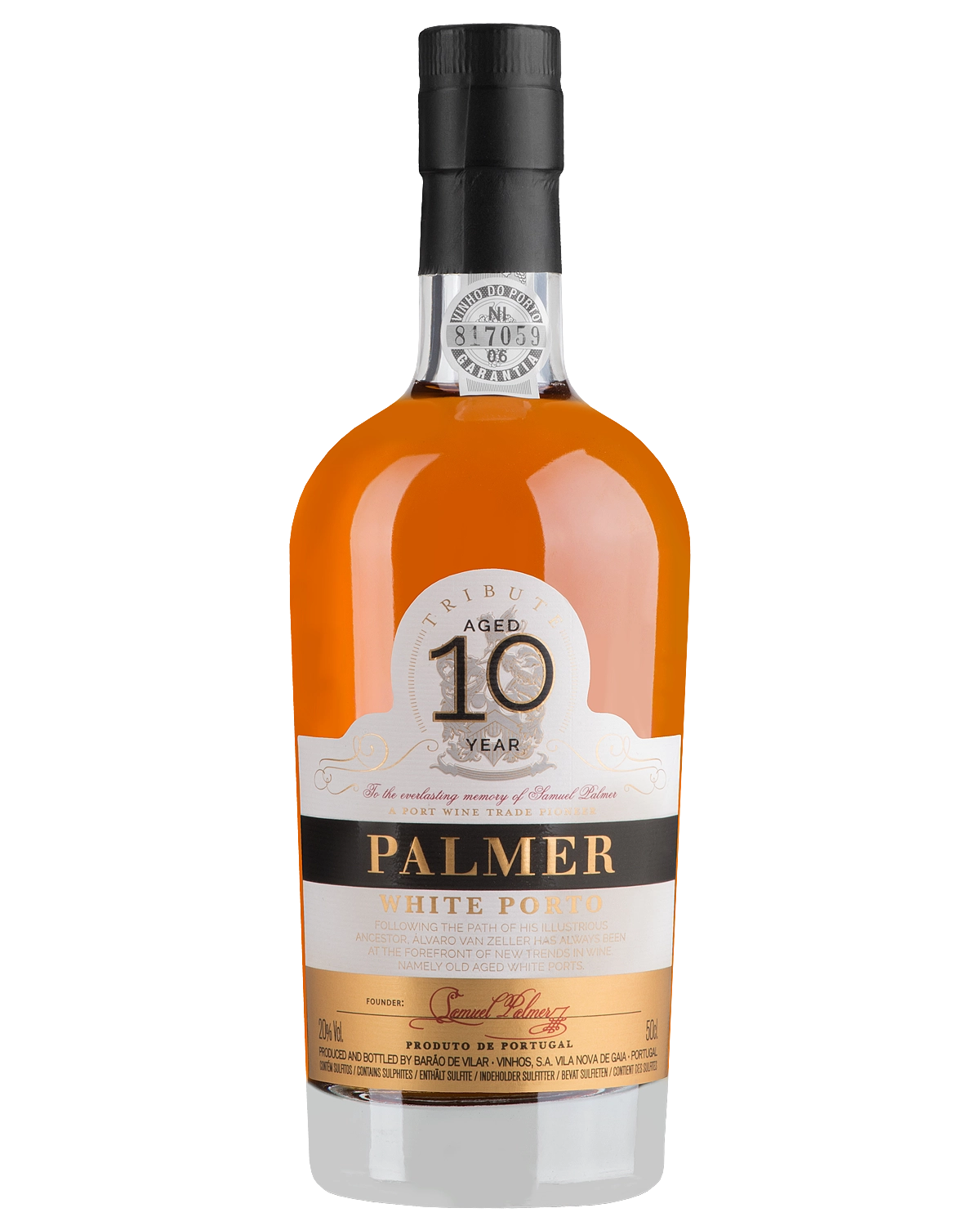 Портвейн Palmer White Porto 10 Years Old  500 мл