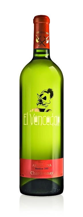 Вино столовое El Vensedor Chardonnay Эль Венседор Шардонне белое сухое 750 мл