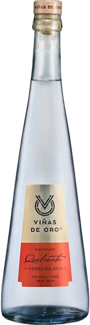 Писко  Vinas de Oro Pisco Quebranta  Винас де Оро Писко  Кебранта  41%  700 мл