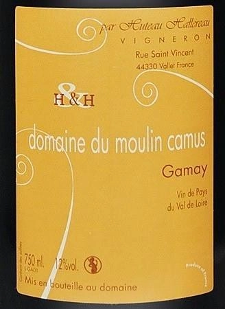 Вино Domaine du Moulin Camus  Gamay    2018  750 мл