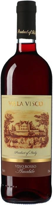 Вино  Villa Visco  Vino Rosso Amabile  750 мл