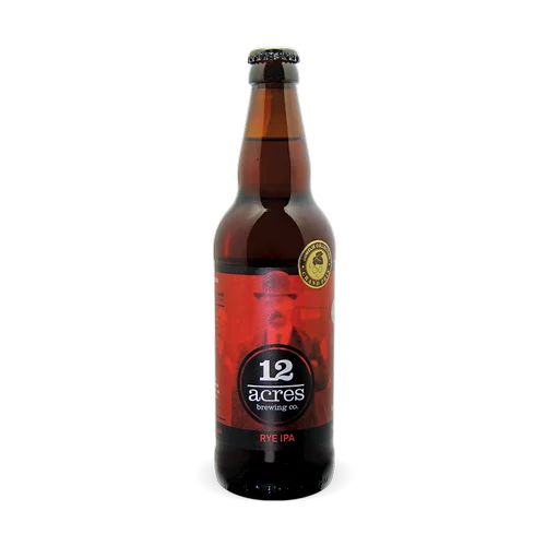 ПИВО 12 Acres Rye Ipa  12 АКРОВ РАЙ ИПА   стекло 500 мл