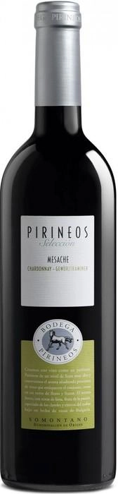 Вино Pirineos Seleccion Mesache Chardonnay Gewurztraminer Somontano DO Пиринеос Селекшн Месаш Шардоне Гевюрцтраминер 2017 750 мл