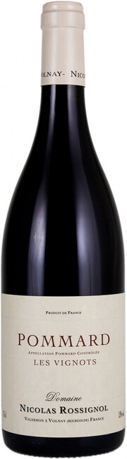 Вино Domaine Nicolas Rossignol Pommard Les Vignots AOC 2017 750 мл  13%