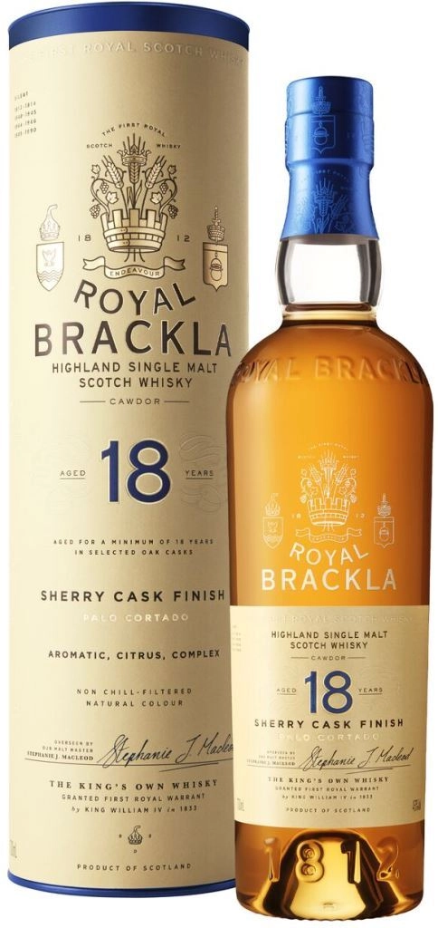 Виски Royal Brackla  18 Years Old  in tube  700 мл 46%
