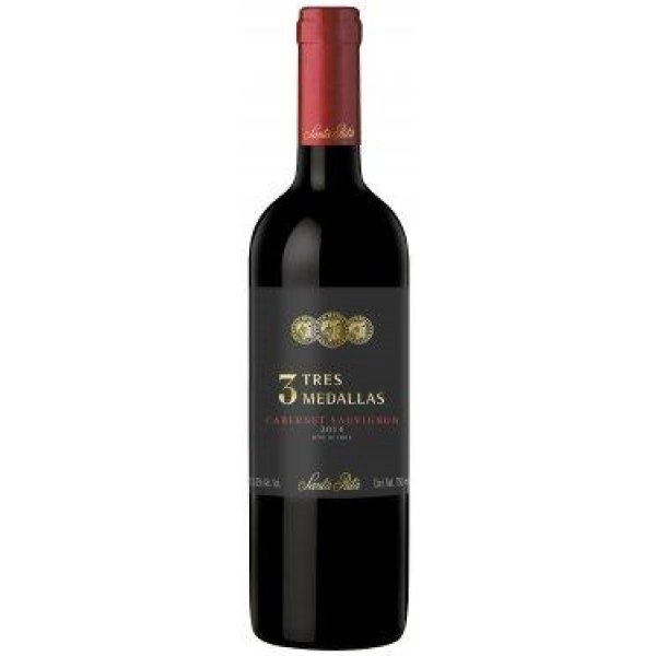 Вино 3 Tres Medallas Cabernet Sauvignon  2018 750 мл