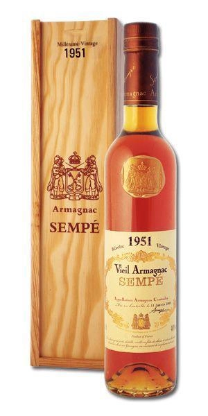Арманьяк  Sempe  Vieil Armagnac 1951 500 мл