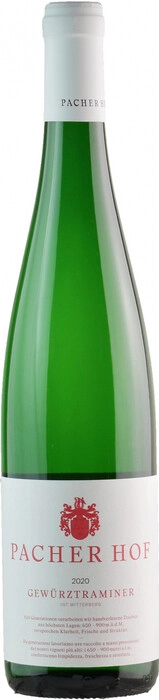 Вино  Pacher Hof Gewurztraminer    2020 750 мл