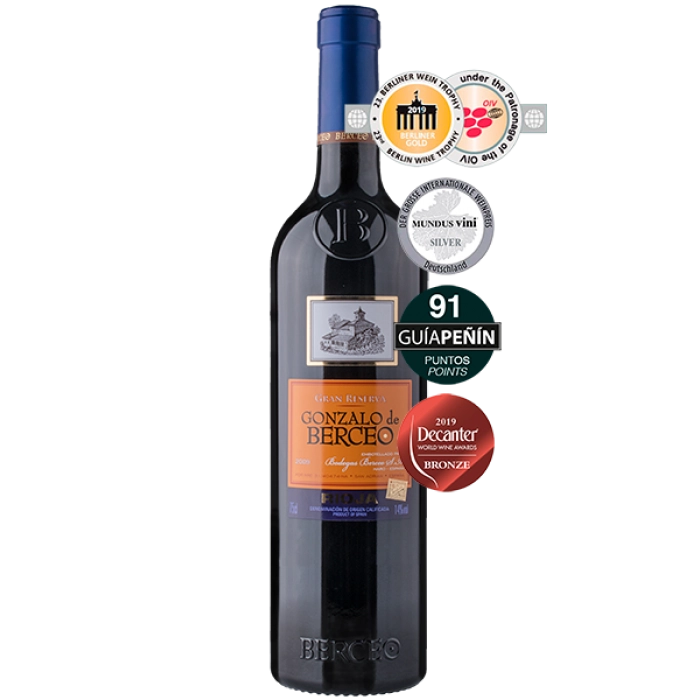 Вино GONZALO DE BERCEO GRAN RESERVA  red dry  2008 750 мл