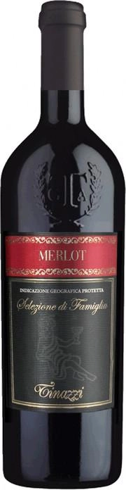 Вино красное полусухое Tinazzi, "Selezione di Famiglia" Merlot, Veneto,Тинацци, "Селецьоне ди Фамилья" Мерло 2017 750 мл