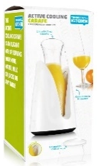 Графин VacuVin RI Cooling Carafe White B с охладительной рубашкой для соков и др. напитков, цвет: белый