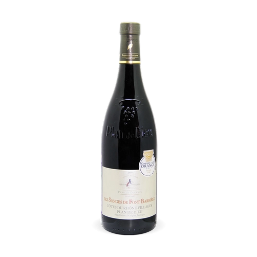 Вино Les Songes De Font Barriele Cotes Du Rhone Villages Plan De Dieu  ЛЕ СОНЖ ДЕ ФОН БАРРЬЕЛЬ КОТ ДЮ РОН ВИЛЛЯЖ ПЛАН ДЕ ДЬЕ  красное сухое 2016 750 мл