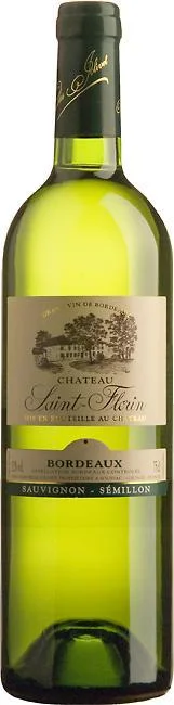 Вино Chateau Saint-Florin Blanc  Bordeaux AOC   Шато Сен-Флорен белое 2014  750 мл