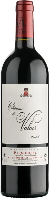 Вино Chateau de Valois Pomerol AOC Шато де Валуа Помроль 2000 0.75