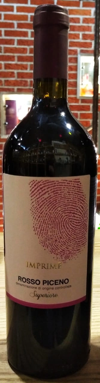 Вино Velenosi Imprime  Rosso Piceno Superiore DOC Веленози имприме Россо Пичено Супериоре 2018 750 мл