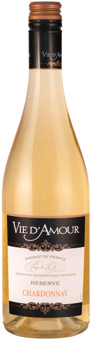 Вино  Vie d'Amour Chardonnay Reserva Pays d'Oc IGP   2019 750 мл