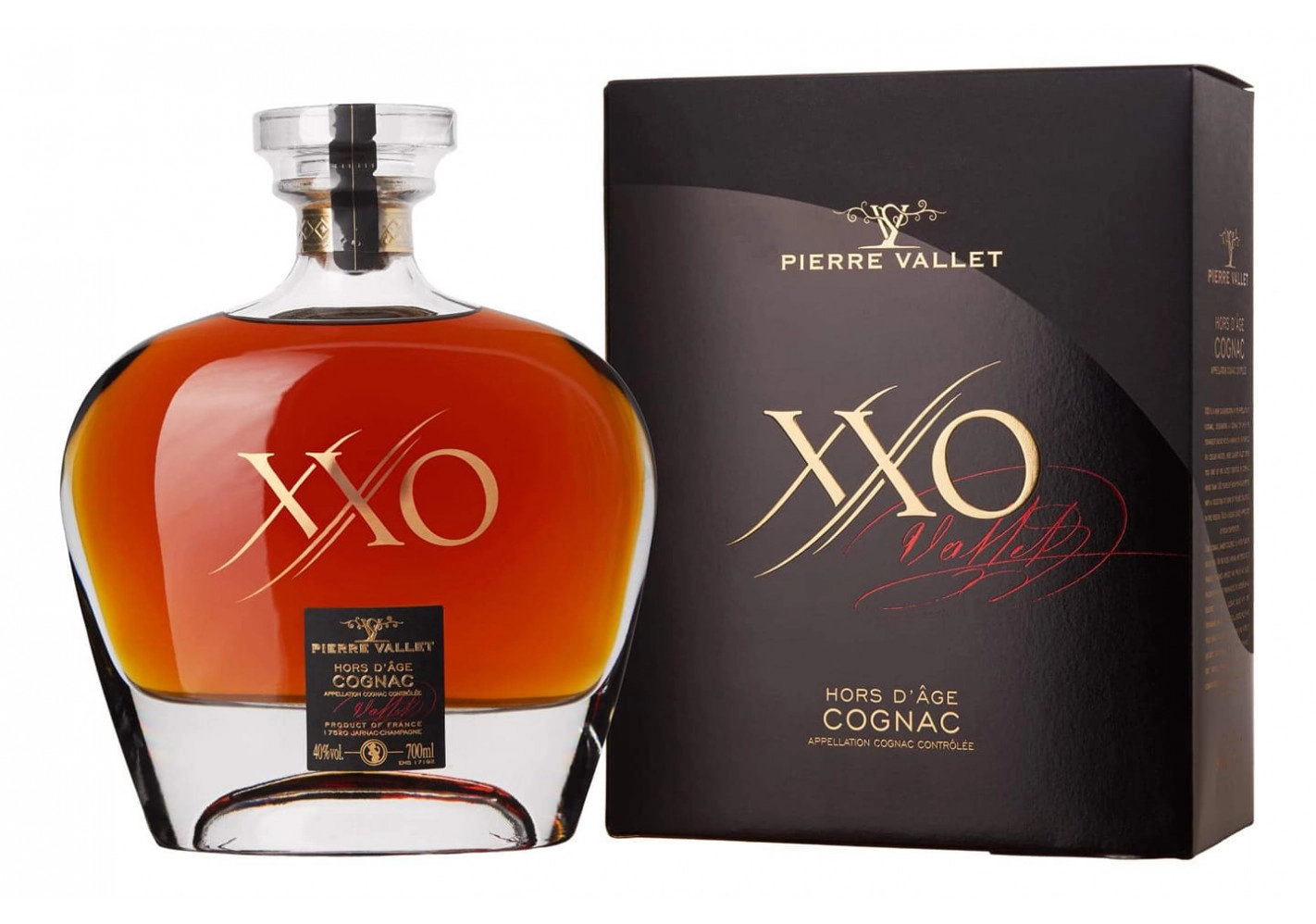 Коньяк  Pierre Vallet XO  Hors d`Age XO   700 мл  40%