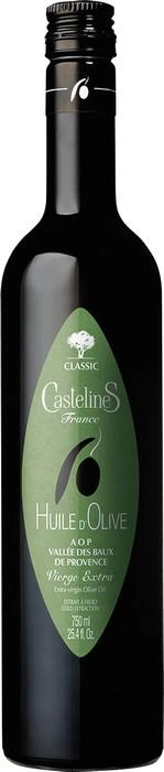 Масло оливковое  Castelas Classic  Huile d'Olive  Vierge Extra  Кастелас Классик   Валле-де-Бо-де-Прованс  500 мл