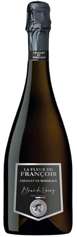 Игристое вино  La Fleur de Francois  Blanc de Noirs  Crémant de Bordeaux  750 мл  11,5%