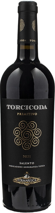 Вино  Tormaresca   Torcicoda Primitivo Salento IGT   2022 750 мл 15,5%