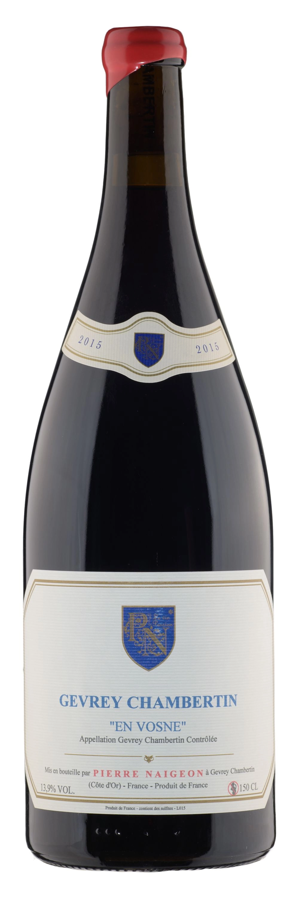 Вино Pierre Naigeon Gevrey Chambertin En Vosne Vieilles Vignes 2015 1500 ml 13.9%